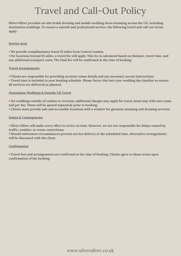 Travel and Call Out Policy