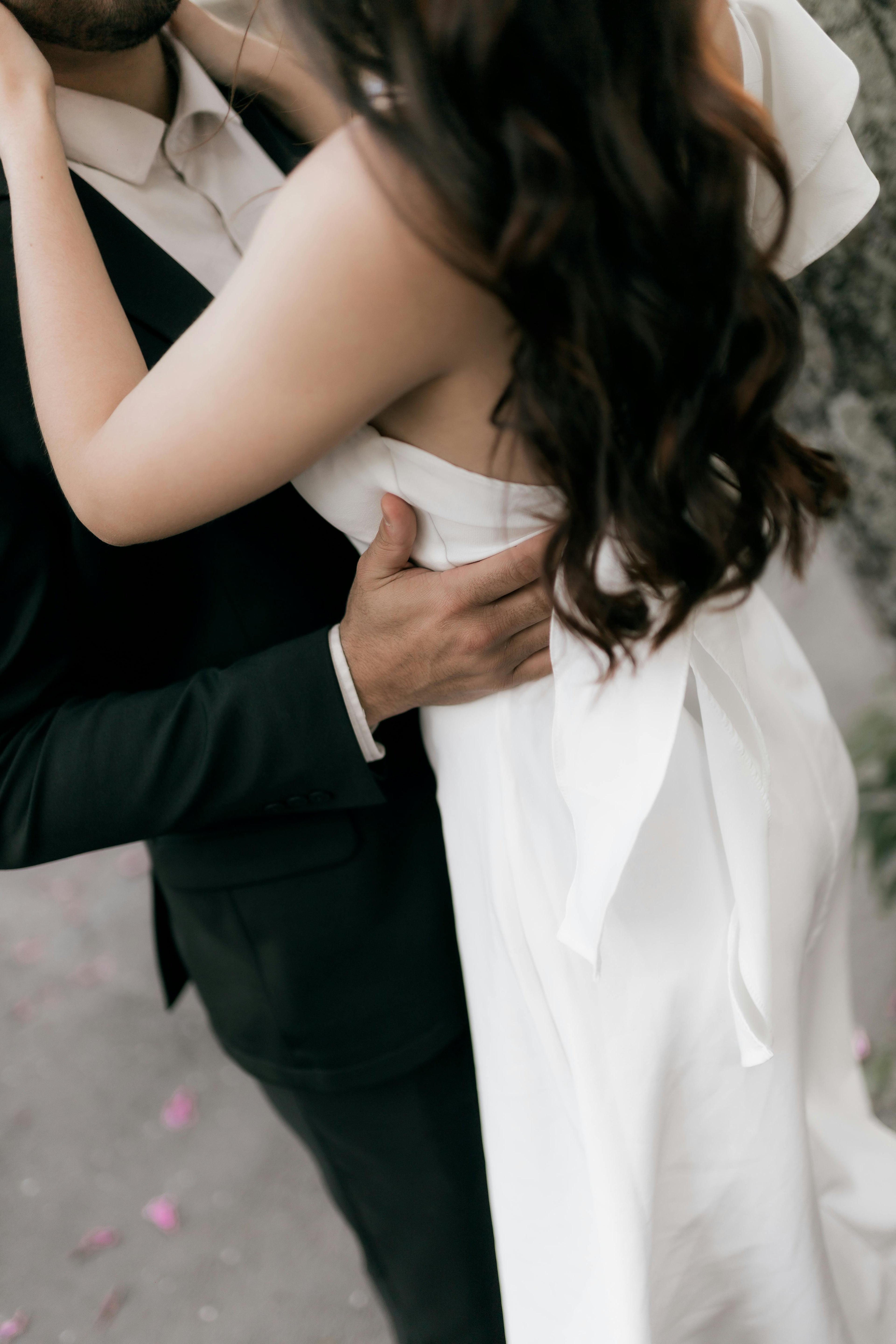 Bride dancing with the groom