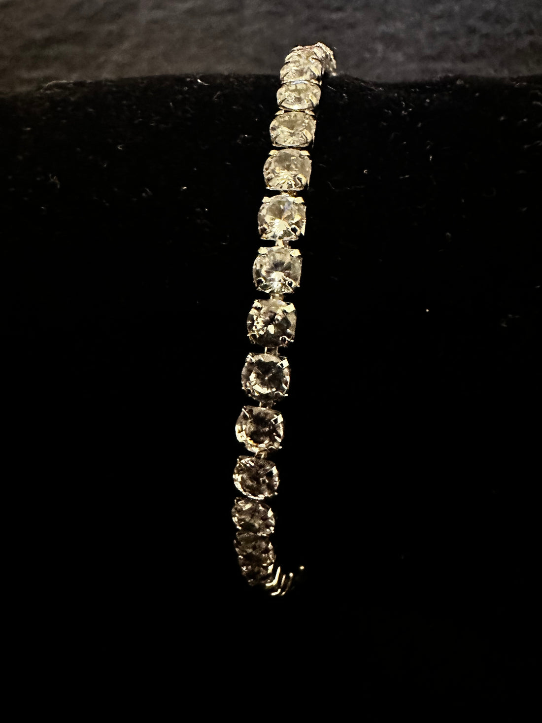 5mm Cubic Zirconia Silver Bracelet