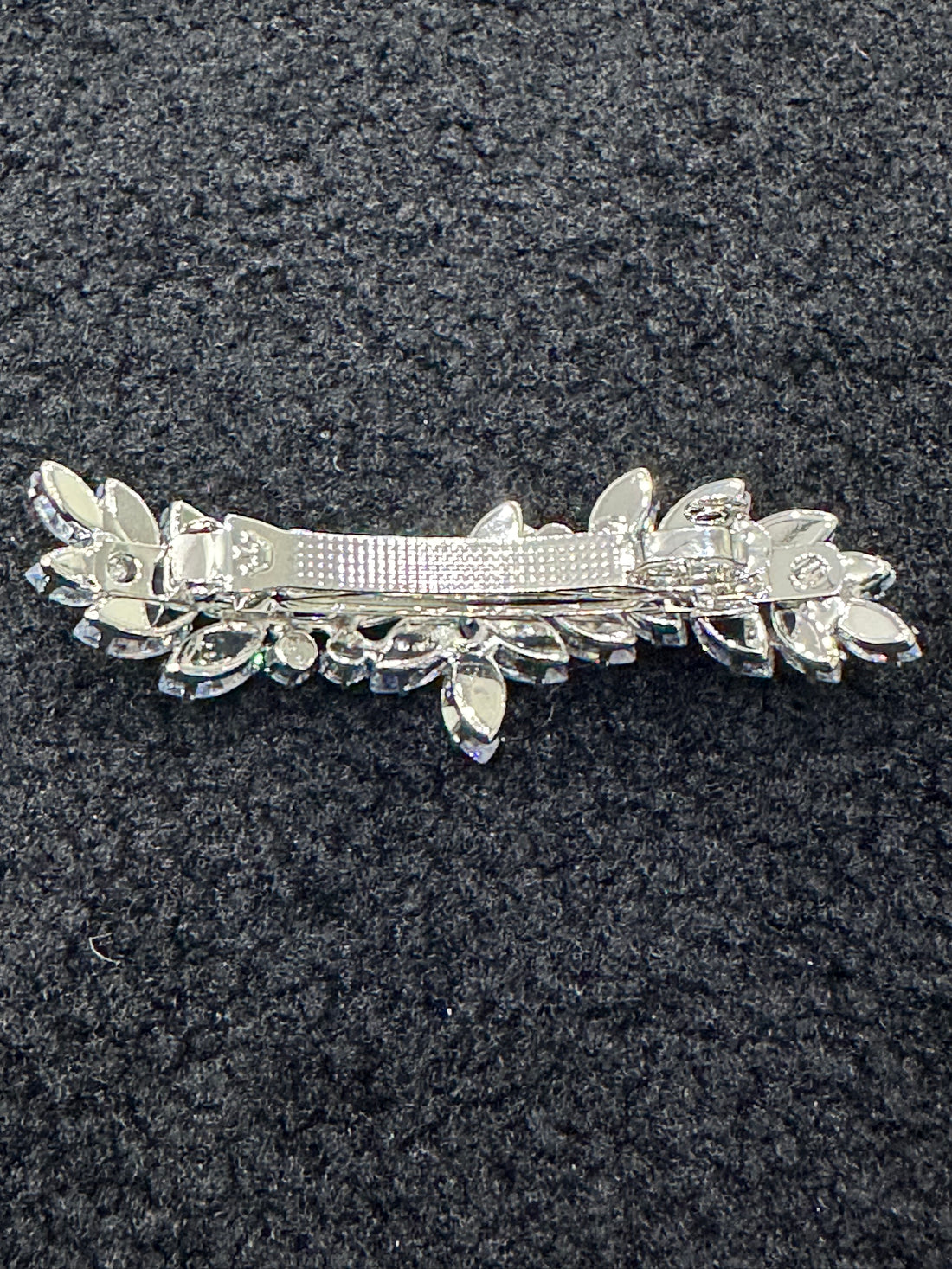 Cubic Zirconia Floral Hair Slide