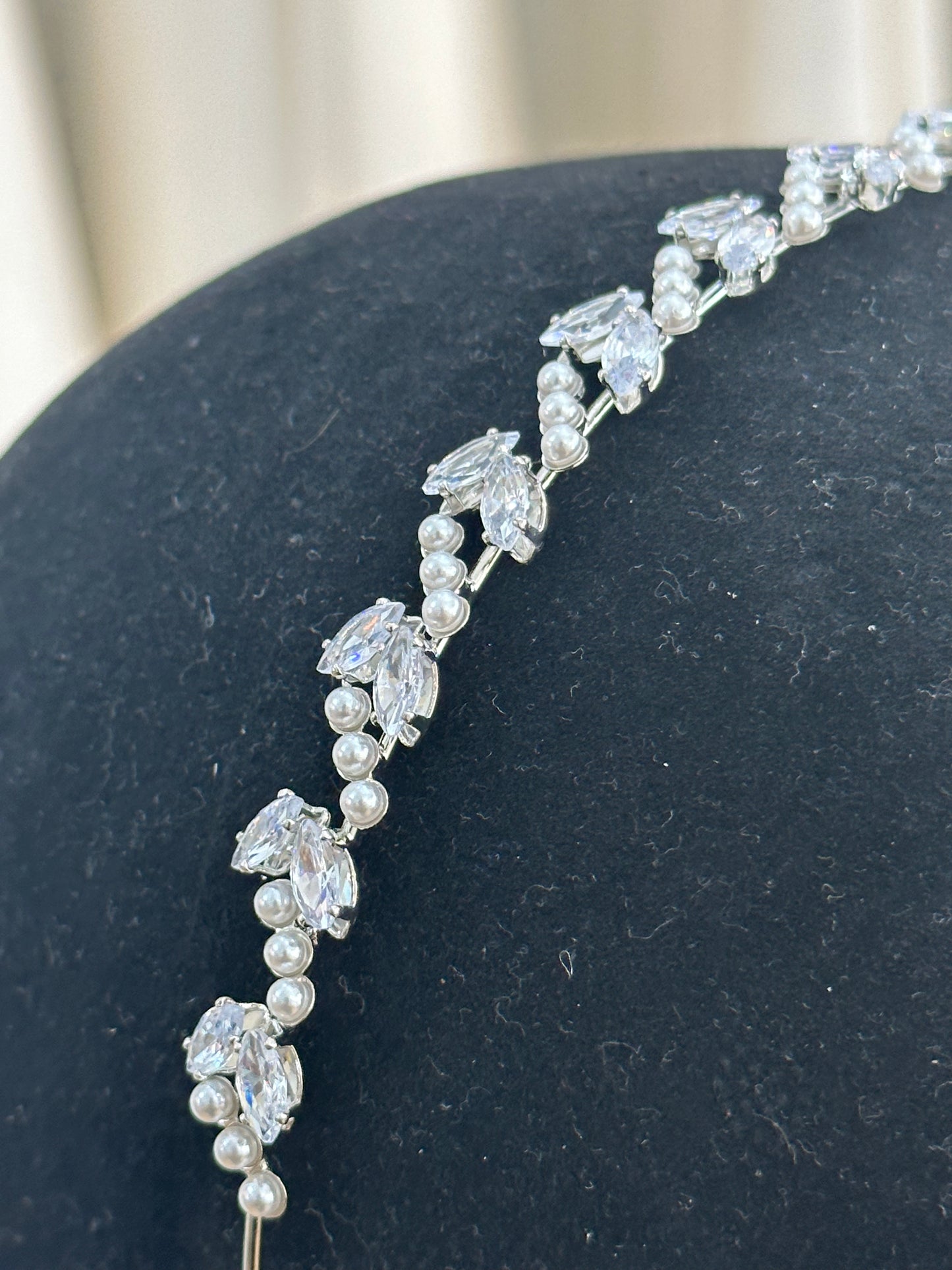 Slim Pearl / Crystal Headband