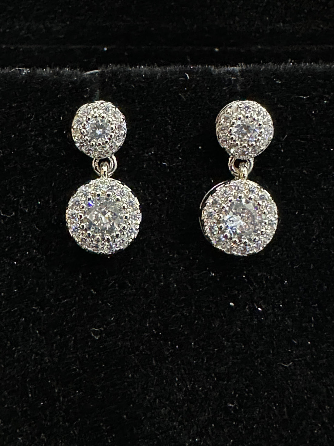 Small Crystal Drop Earrings