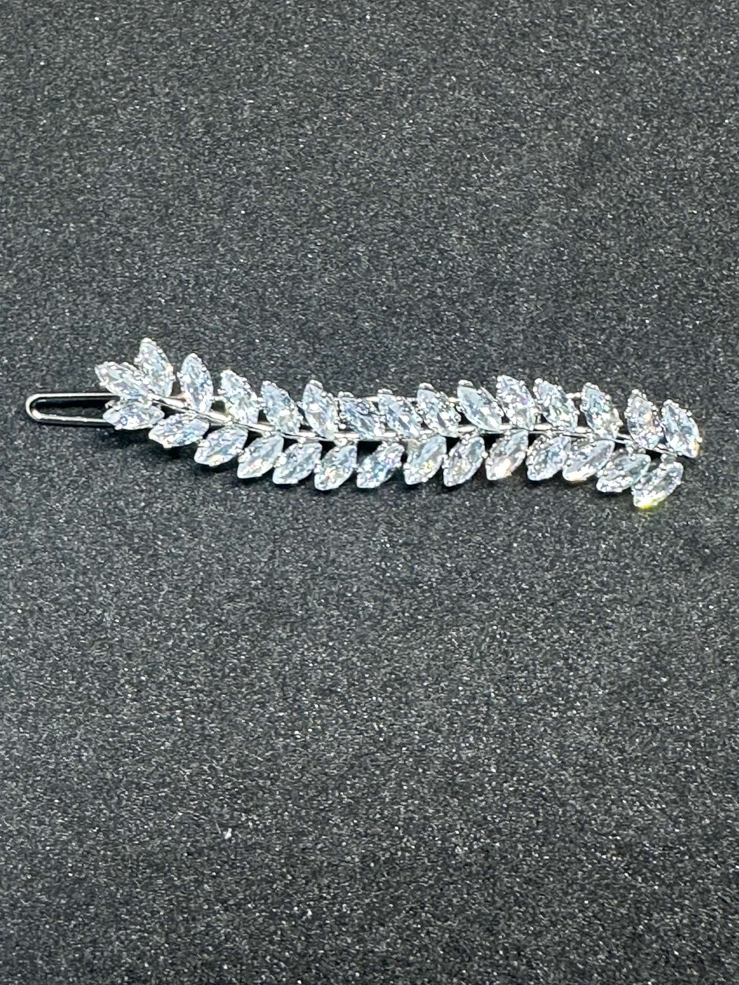 Vine Cubic Zirconia Hair Slide