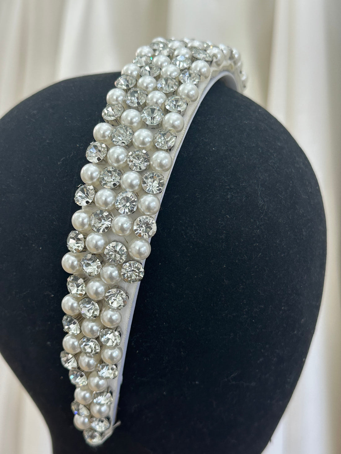 Baroque Rhinestone and Pearl Headband