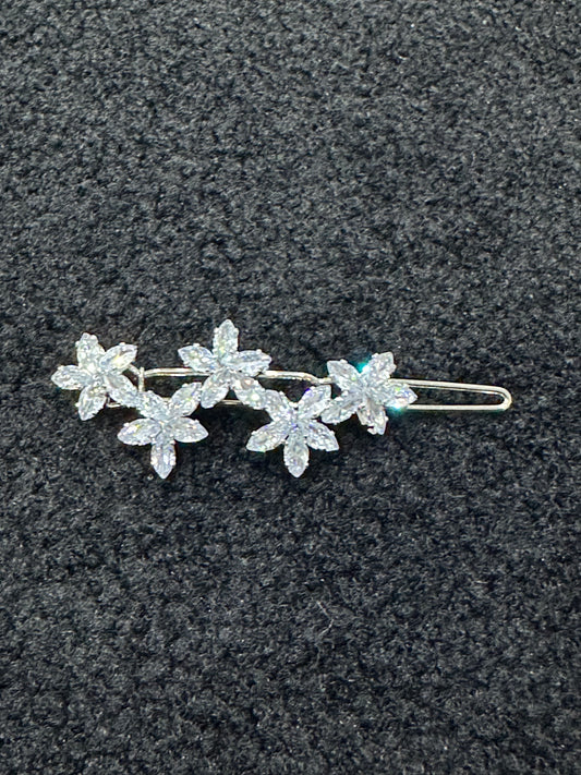 Crystal Floral Hair Slide