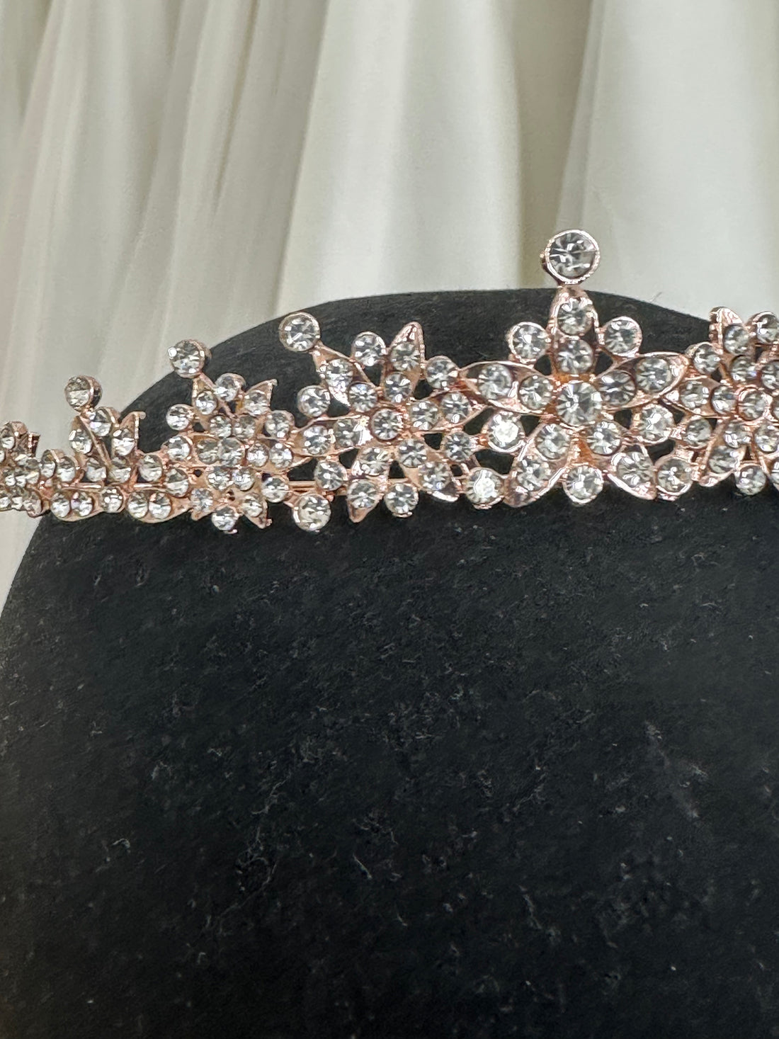 Rose Gold Crystal Tiara