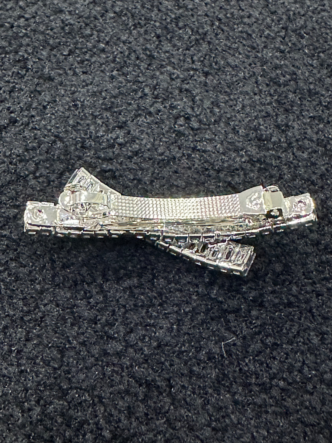 Criss Cross Cubic Zirconia Hair Clip