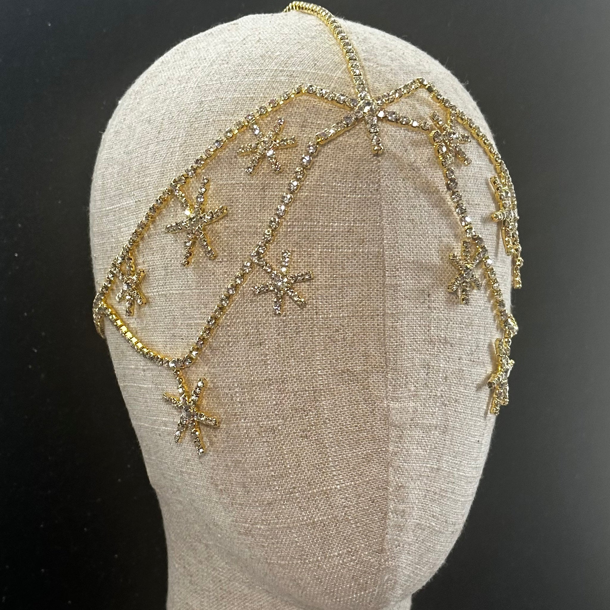 Gold Crystal Headpiece