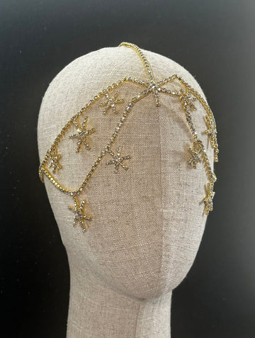 Gold Crystal Headpiece