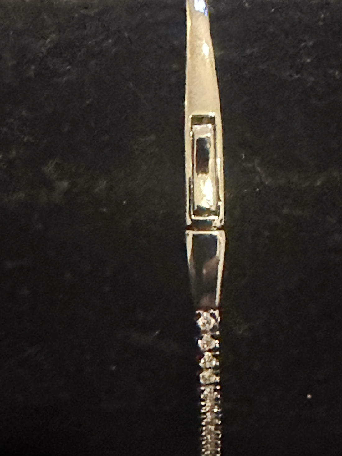 Slim Cubic Zirconia Bangle