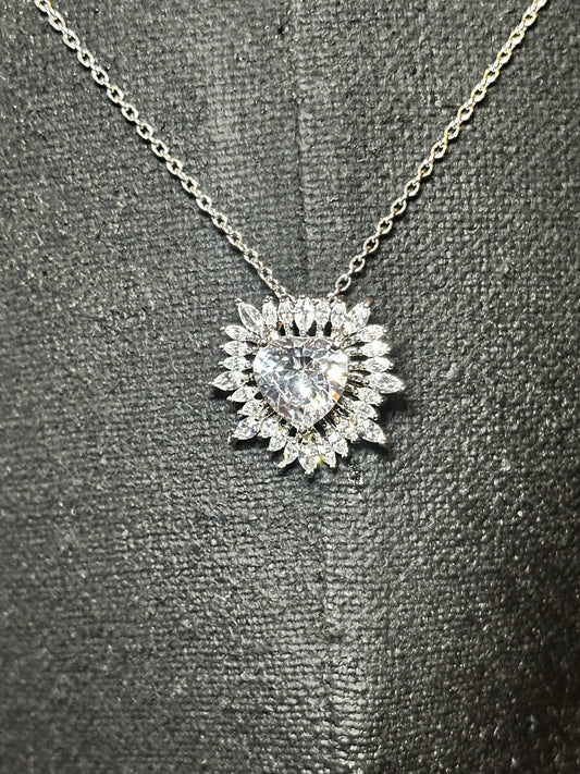 Heart Crystal Pendant