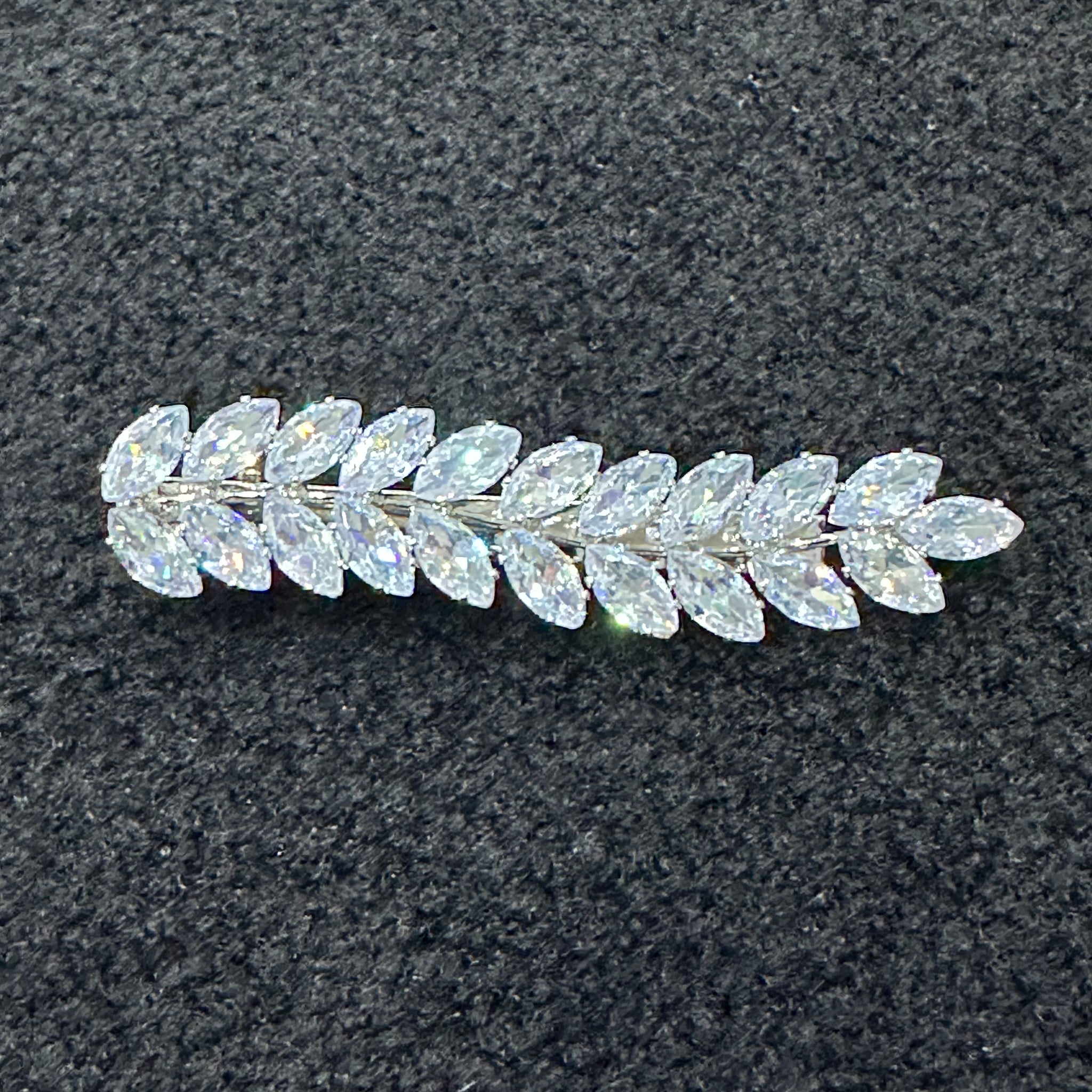 Cubic Zirconia Vine Hair Slide