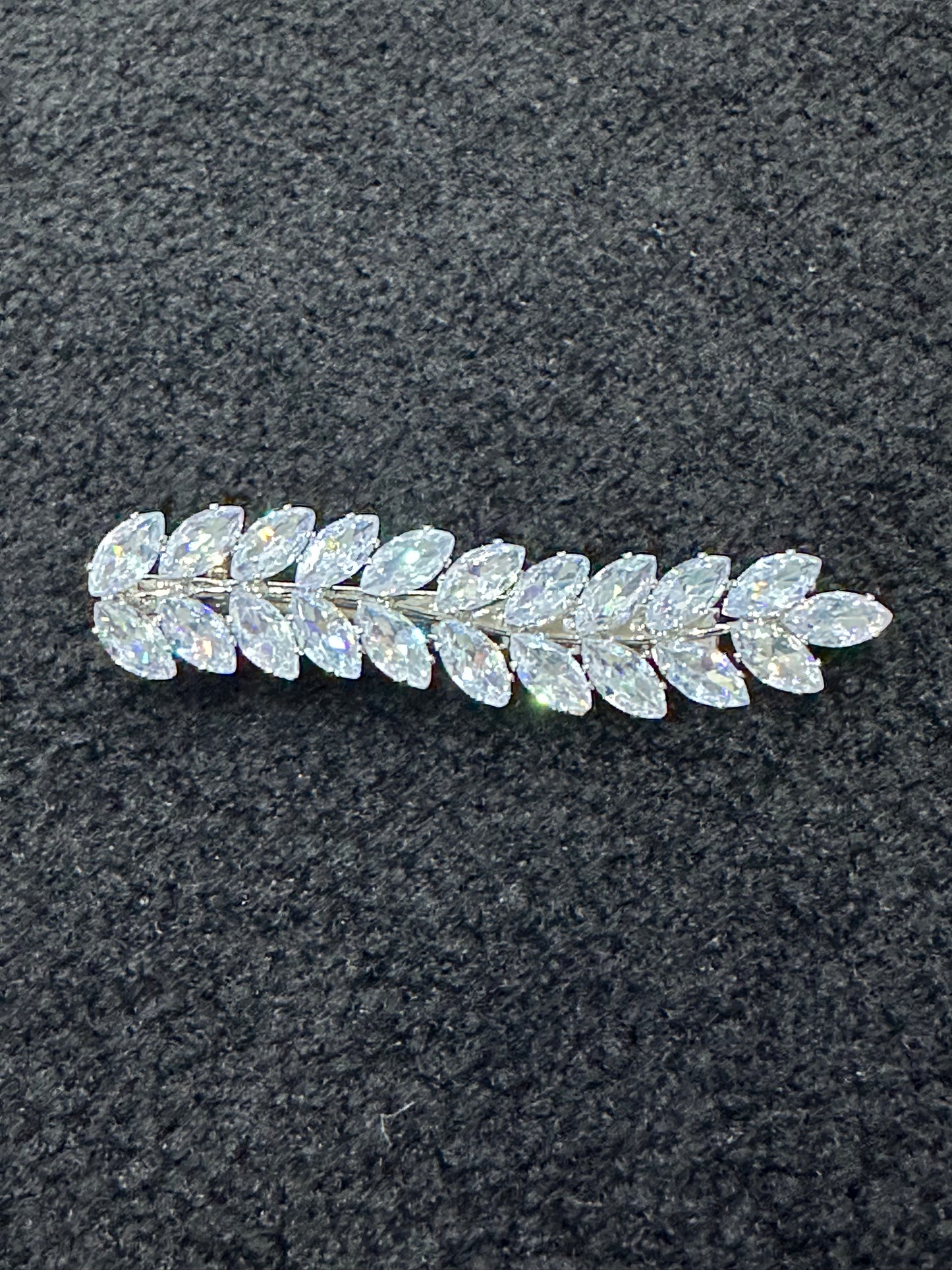 Cubic Zirconia Vine Hair Slide