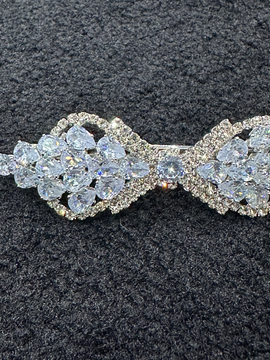 Crystal BowStyle Hair Slide