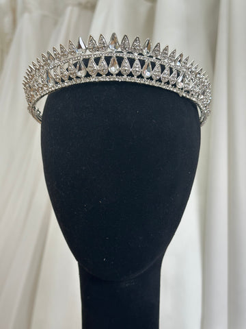 Teardrop Crystal Tiara