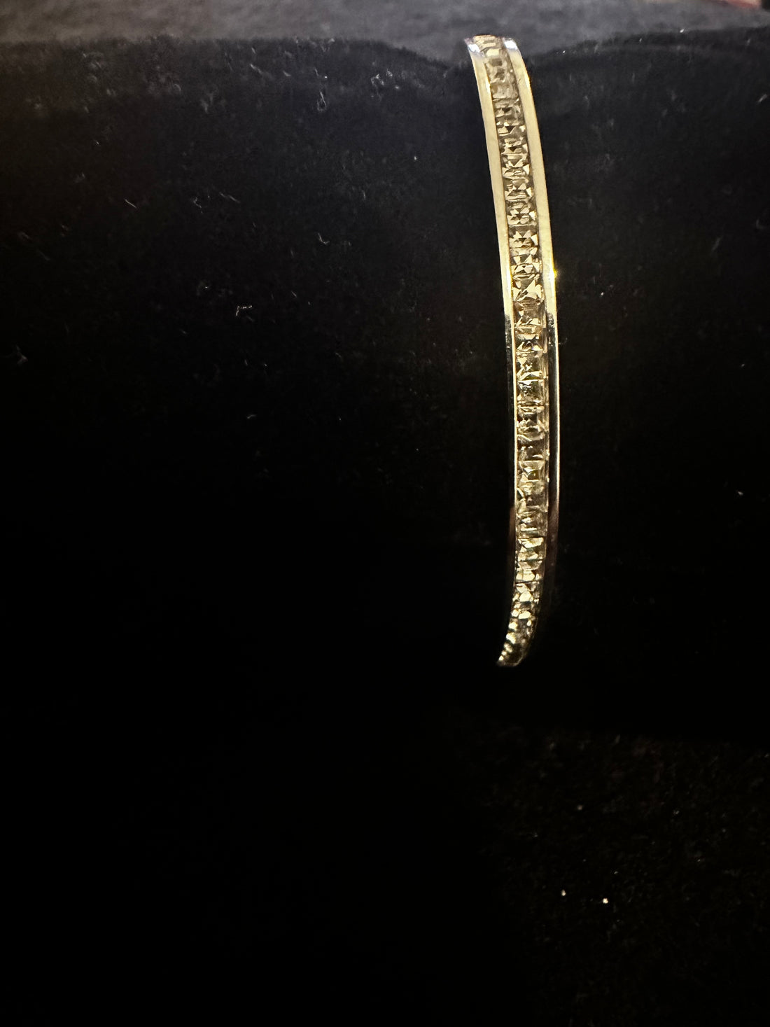 Silver Cubic Zirconia Bangle