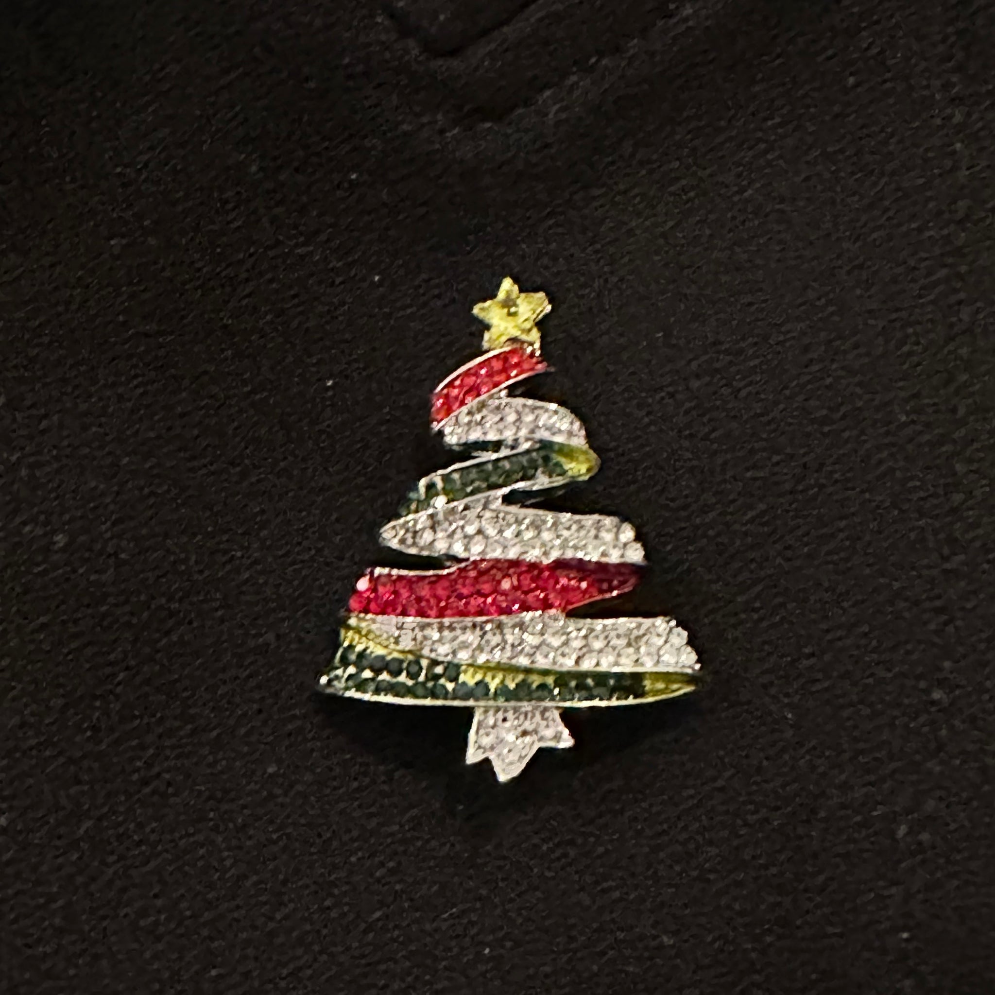 Stripe Rhinestone Tree