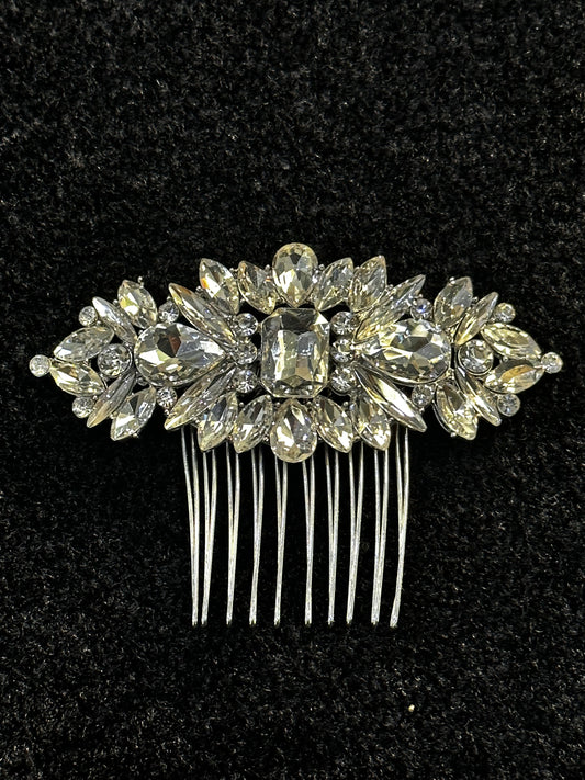 Vintage Inspired Crystal Hair Comb