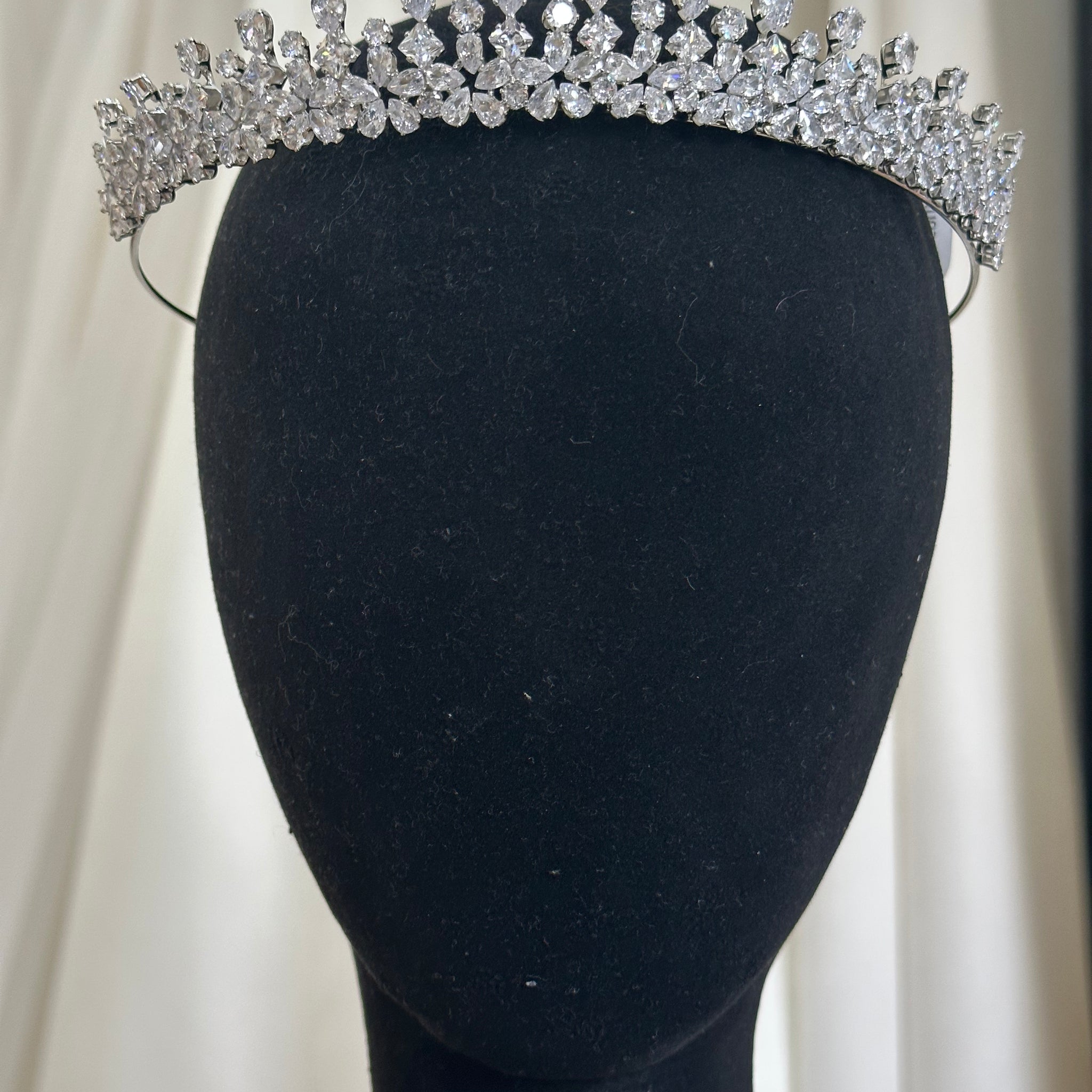 Modern Cubic Zirconia Tiara