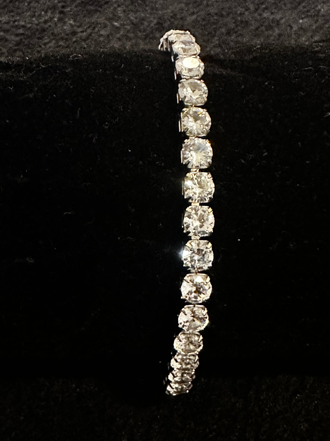 4mm Silver Cubic Zirconia Bracelet