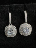 Timeless Square Drop Earrings for Modern Brides and Special Events