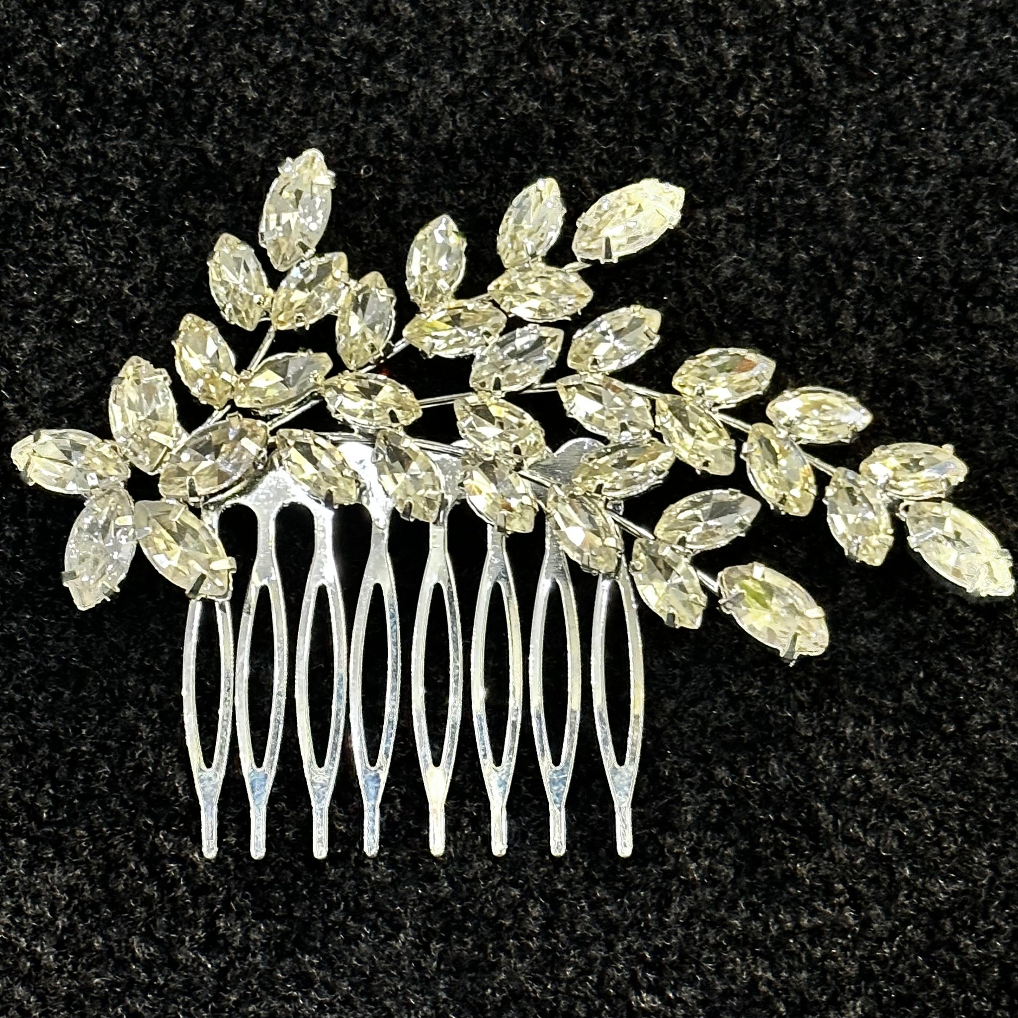 Vine/ Leaf Crystal Hair Comb