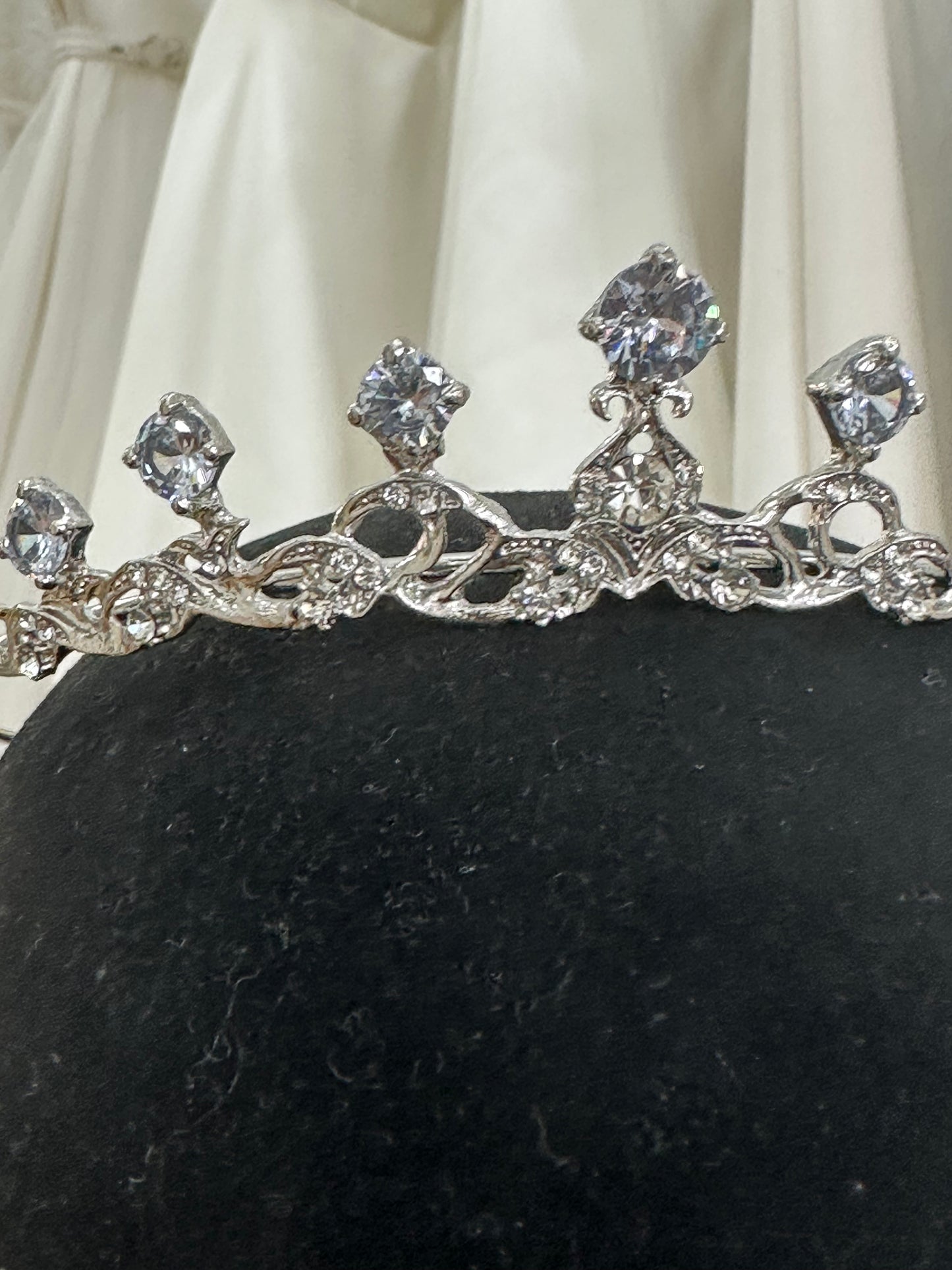 Light Blue Crystal Tiara