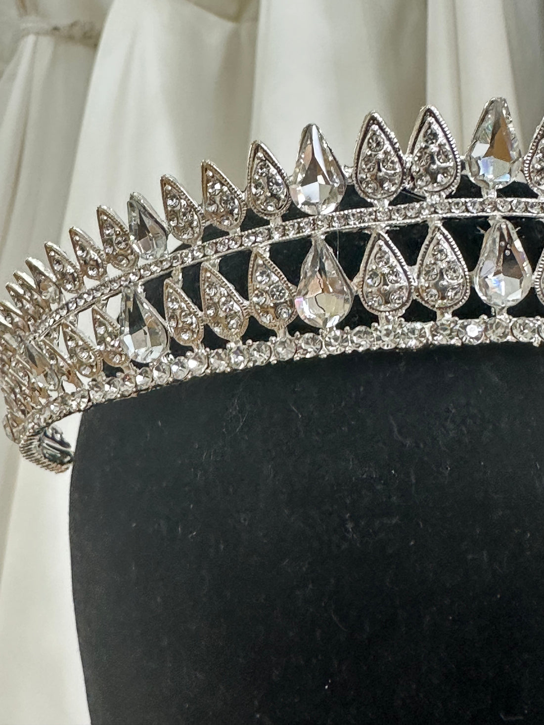 Teardrop Crystal Tiara