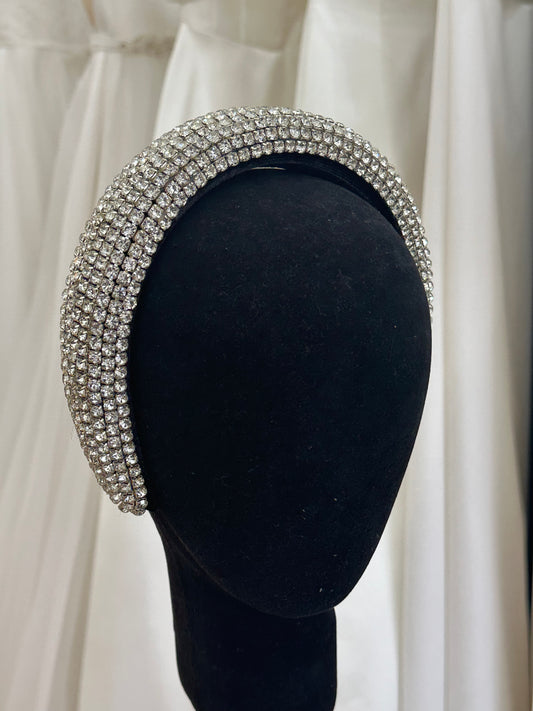 XLarge Size Rhinestone Headband - HANDMADE