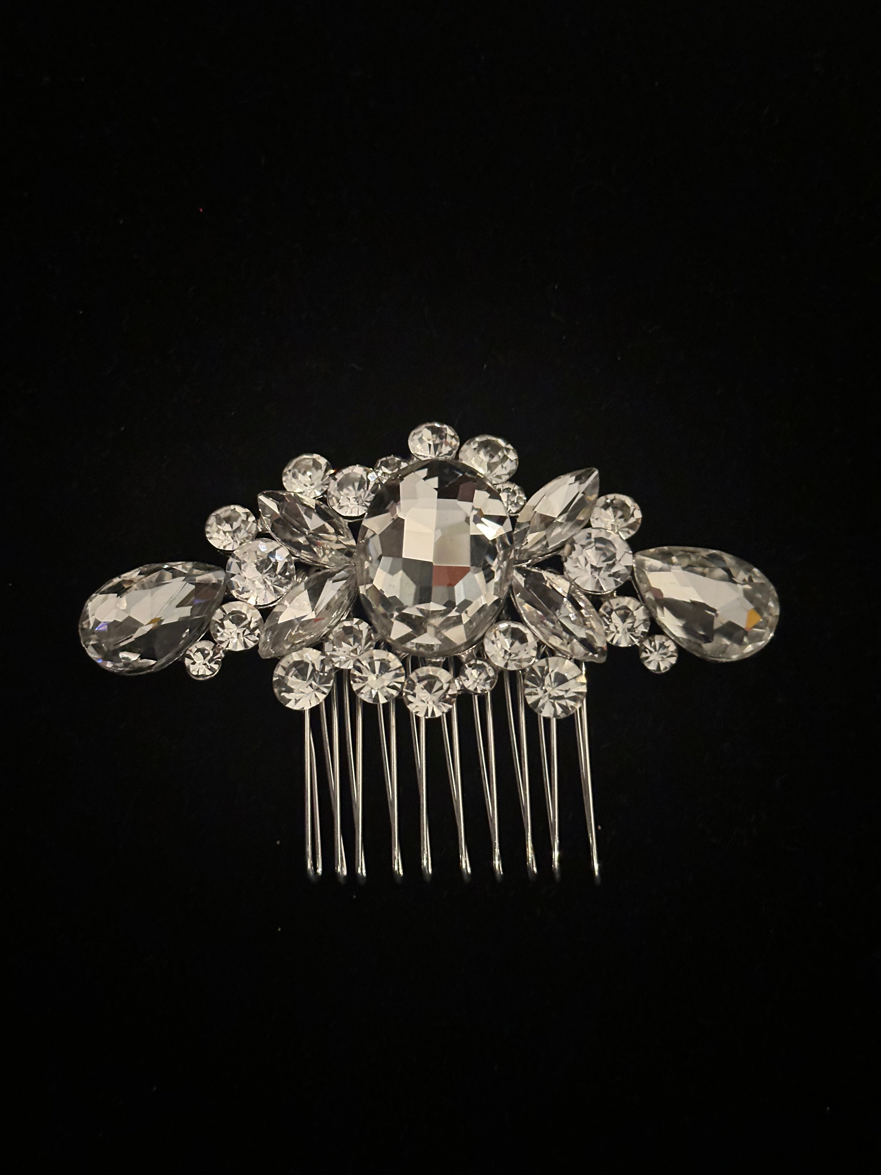 Victorian Inspired Crystal Hair Comb