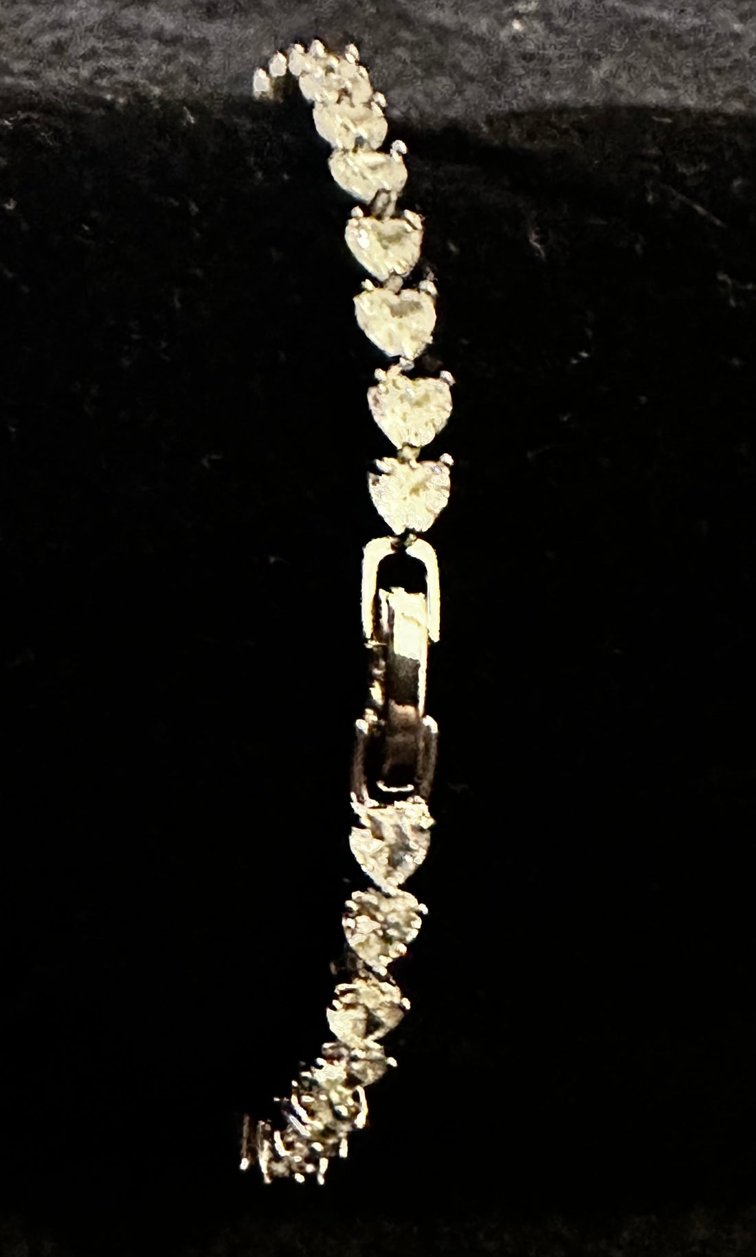 Heart Shape Tennis Crystal Bracelet