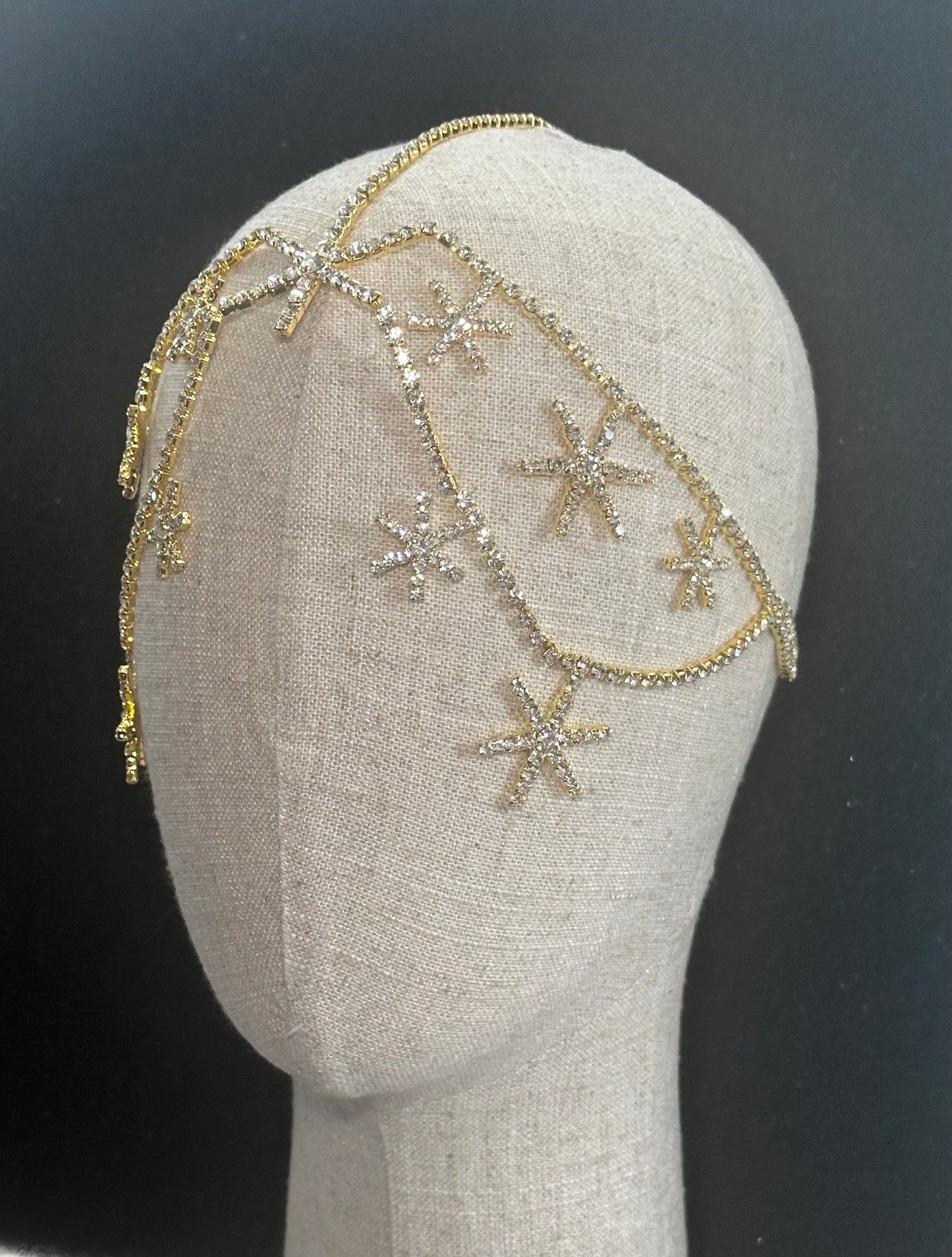 Gold Crystal Headpiece