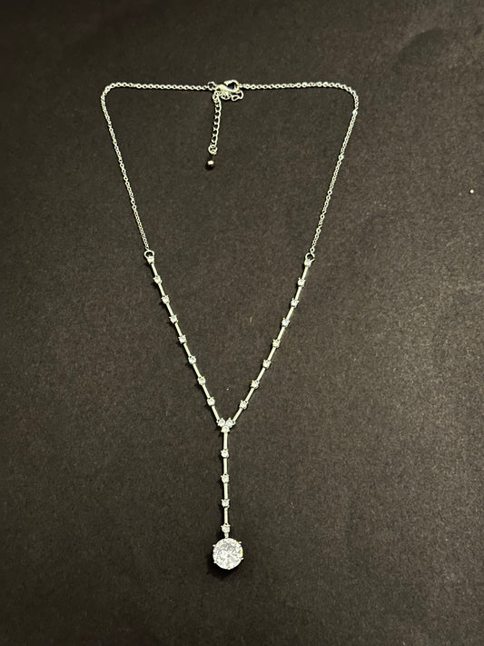 Crystal Drop Necklace Set