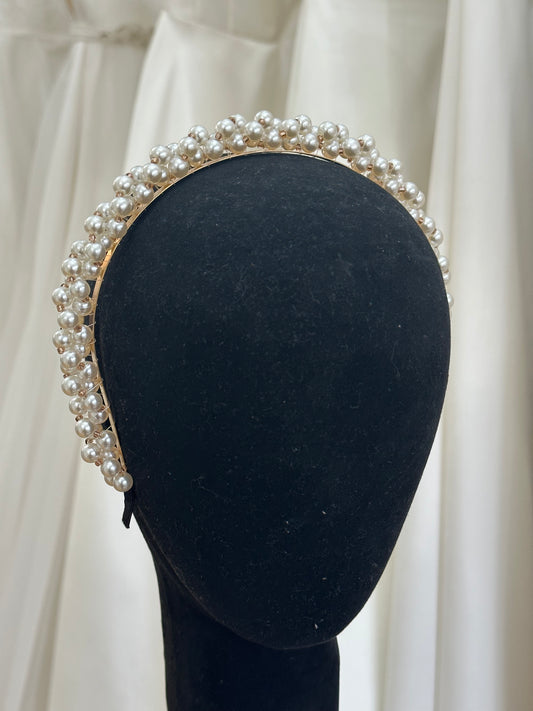 Rose Gold Pearl Headband