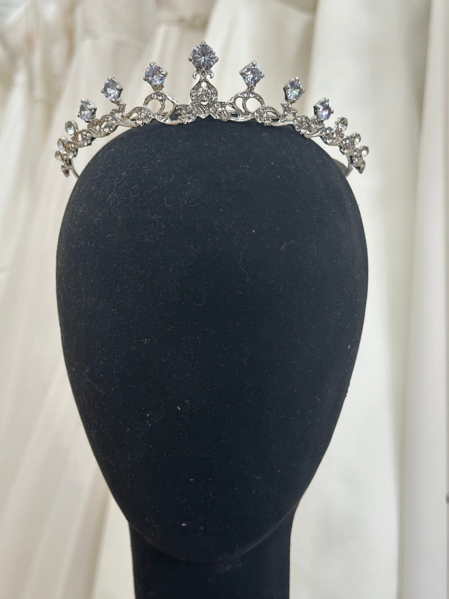 Light Blue Crystal Tiara