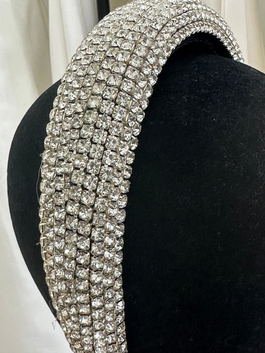 XLarge Size Rhinestone Headband - HANDMADE