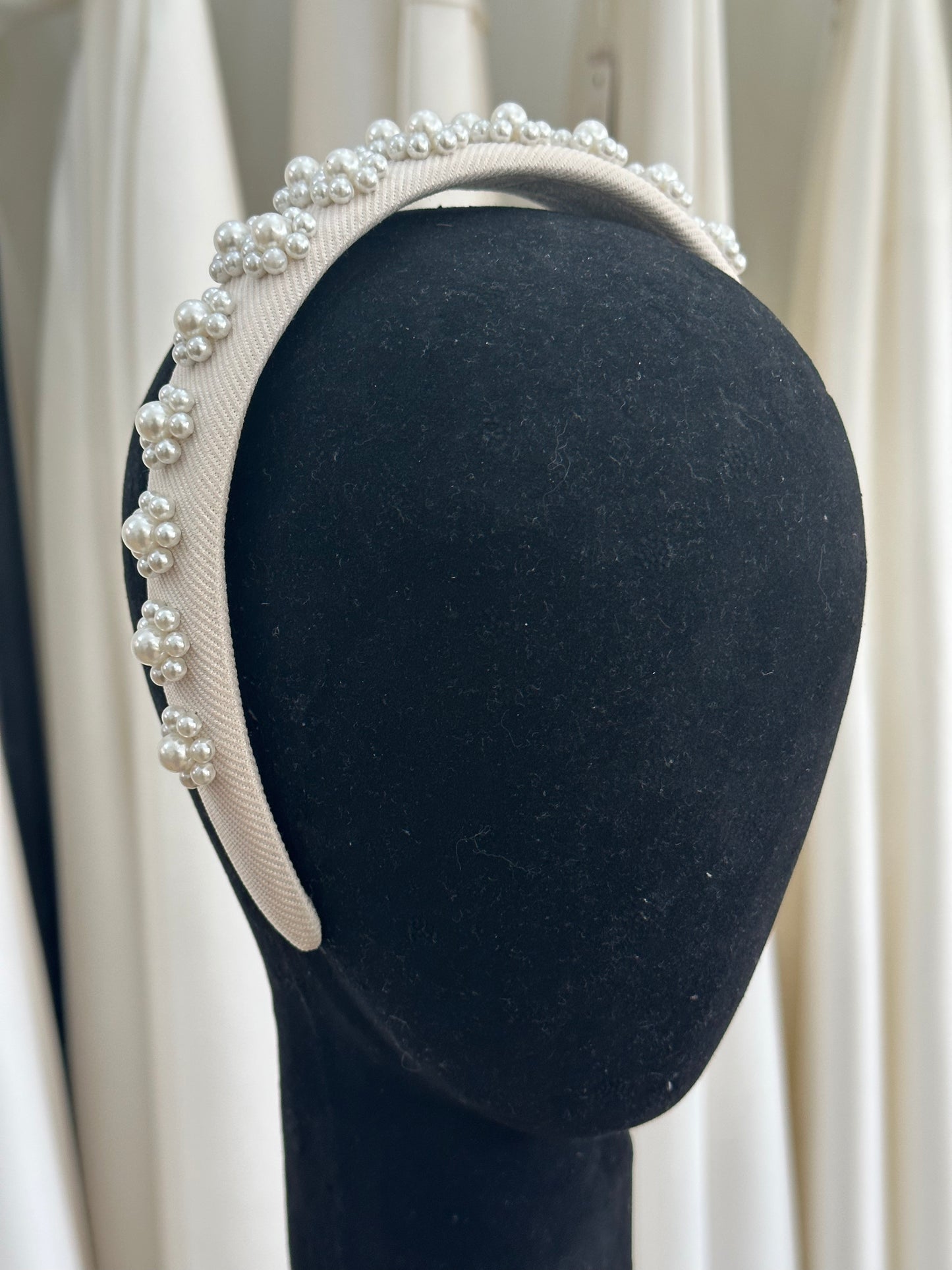 Cluster Pearl Headband