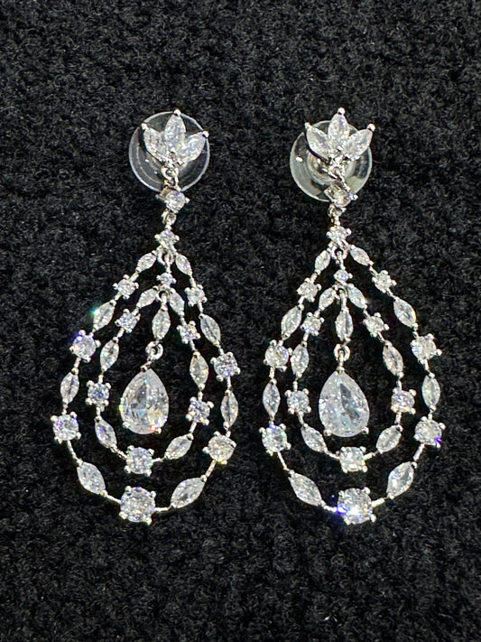 Double Teardrop Earrings