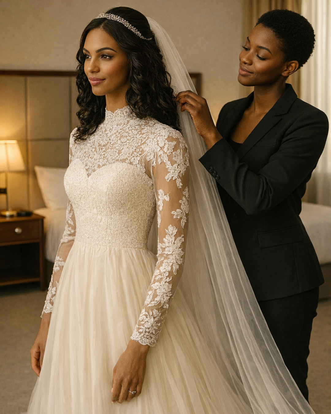 WEDDING DAY BRIDAL DRESSER – BRIDE