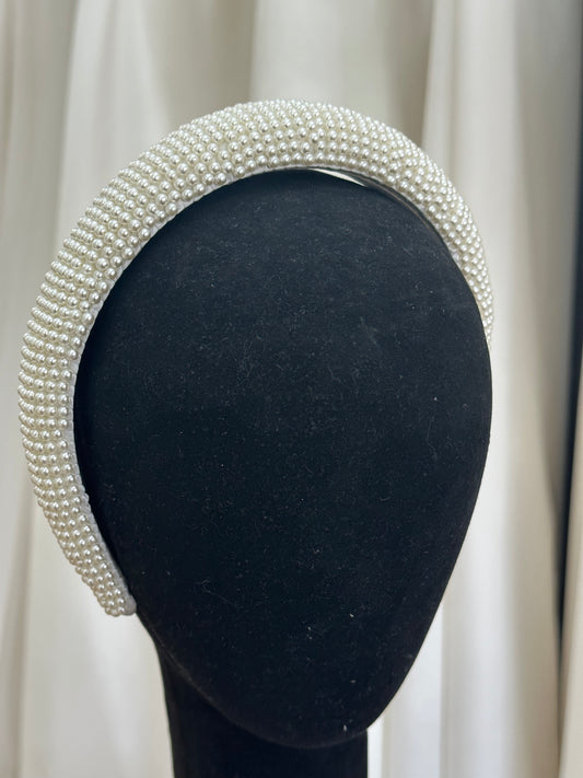 Multiple Rows Pearl Headband