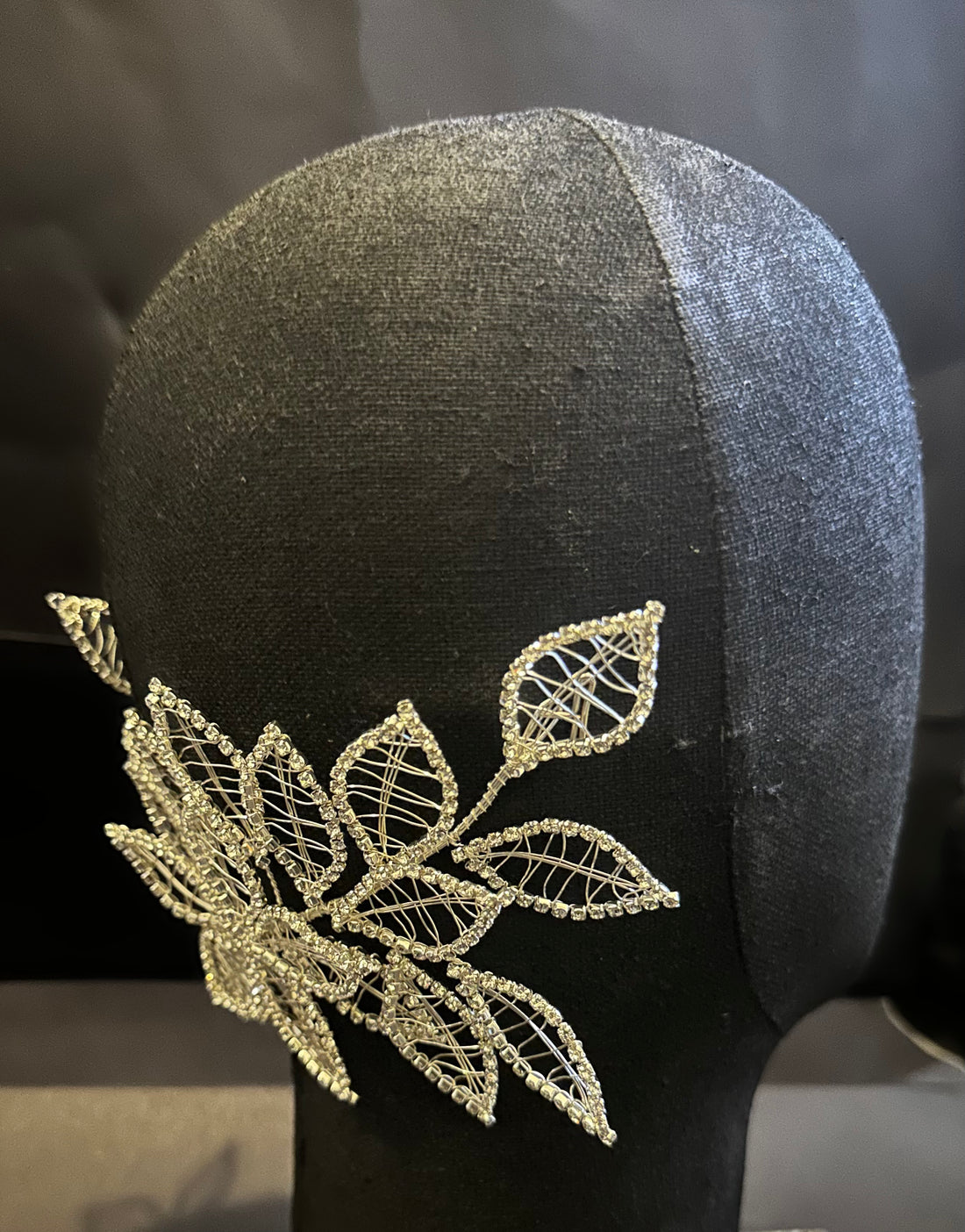 Leafy Sparkle Vine Headpiece - HANDMADE