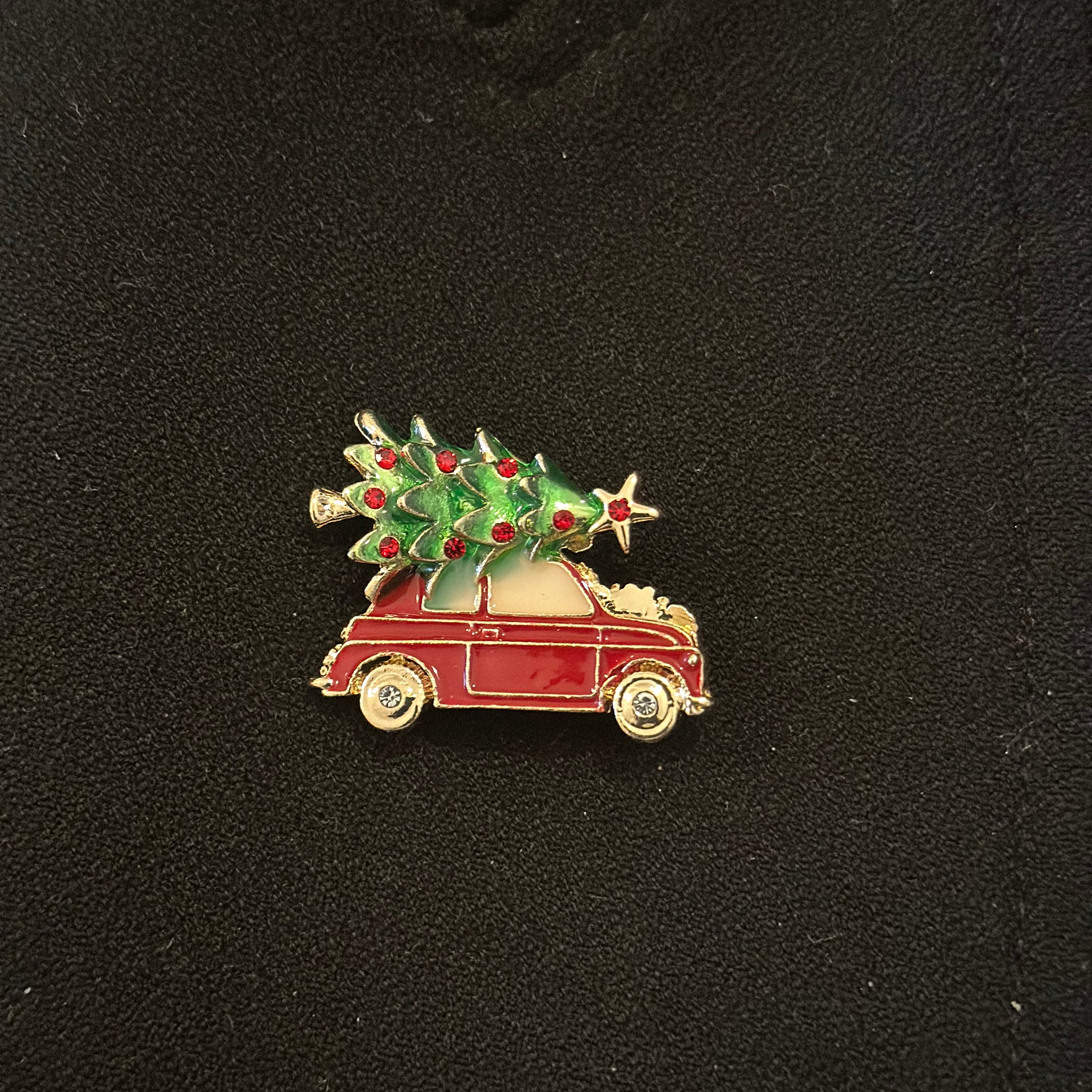 Christmas Tree on Car Roof