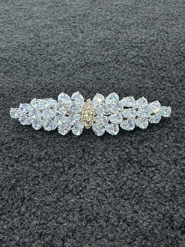 Bow Tie Style Cubic Zirconia Hair Slide