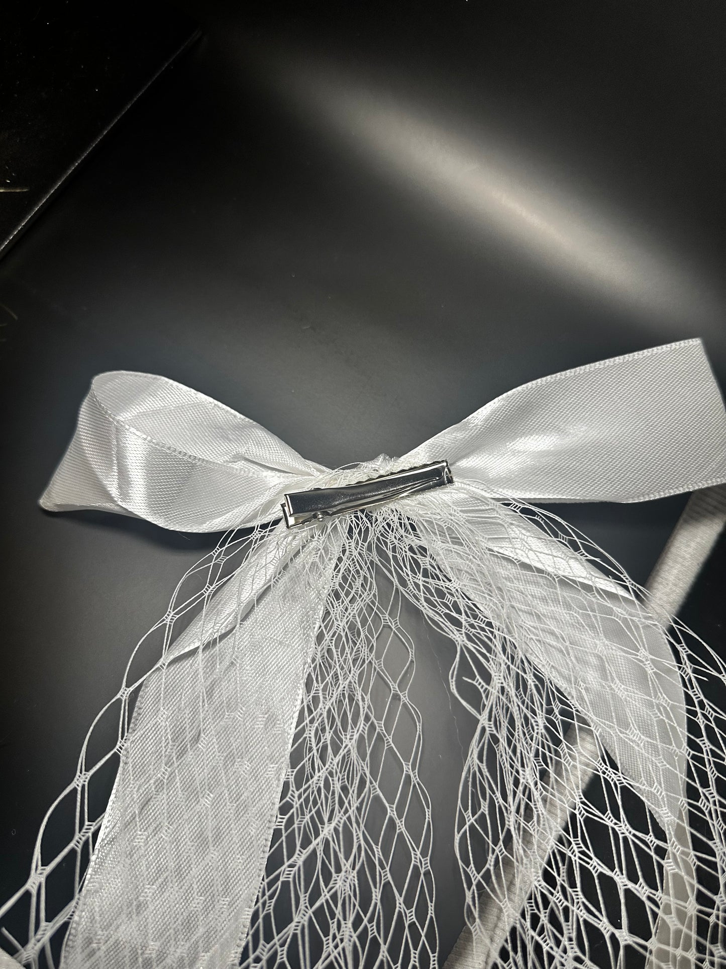 Satin Bow and Birdcage Net