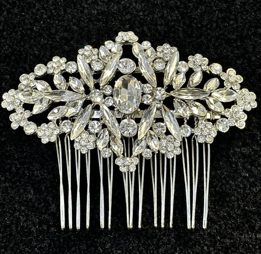 Vintage Inspired Rhinestones Hair Comb