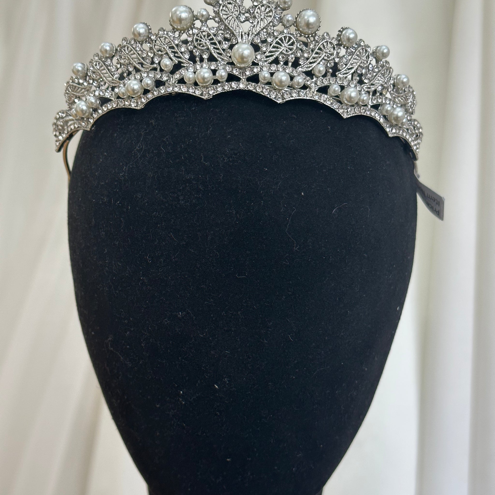 Modern Pearl / Crystal Tiara