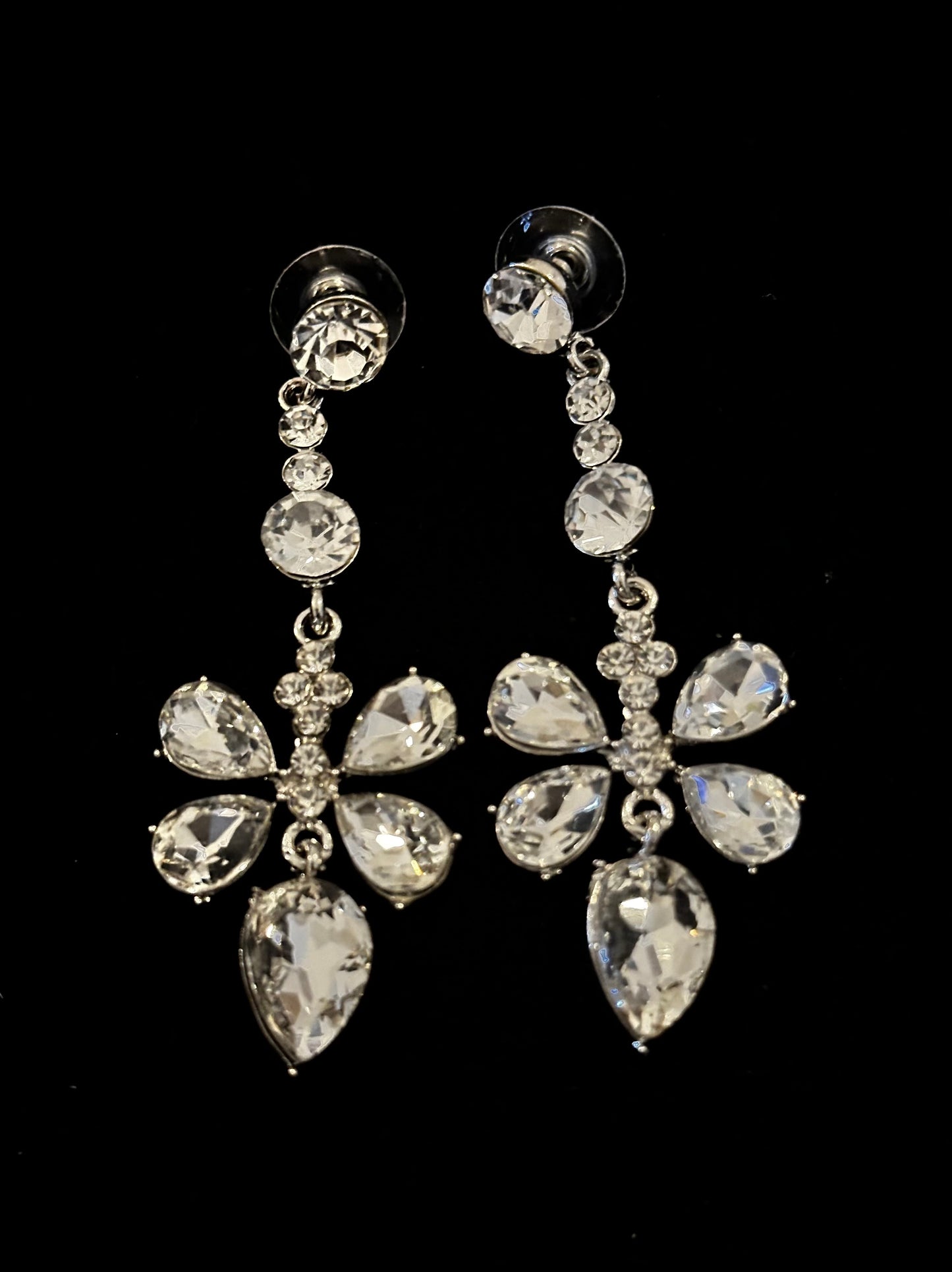 Long Crystal Earrings