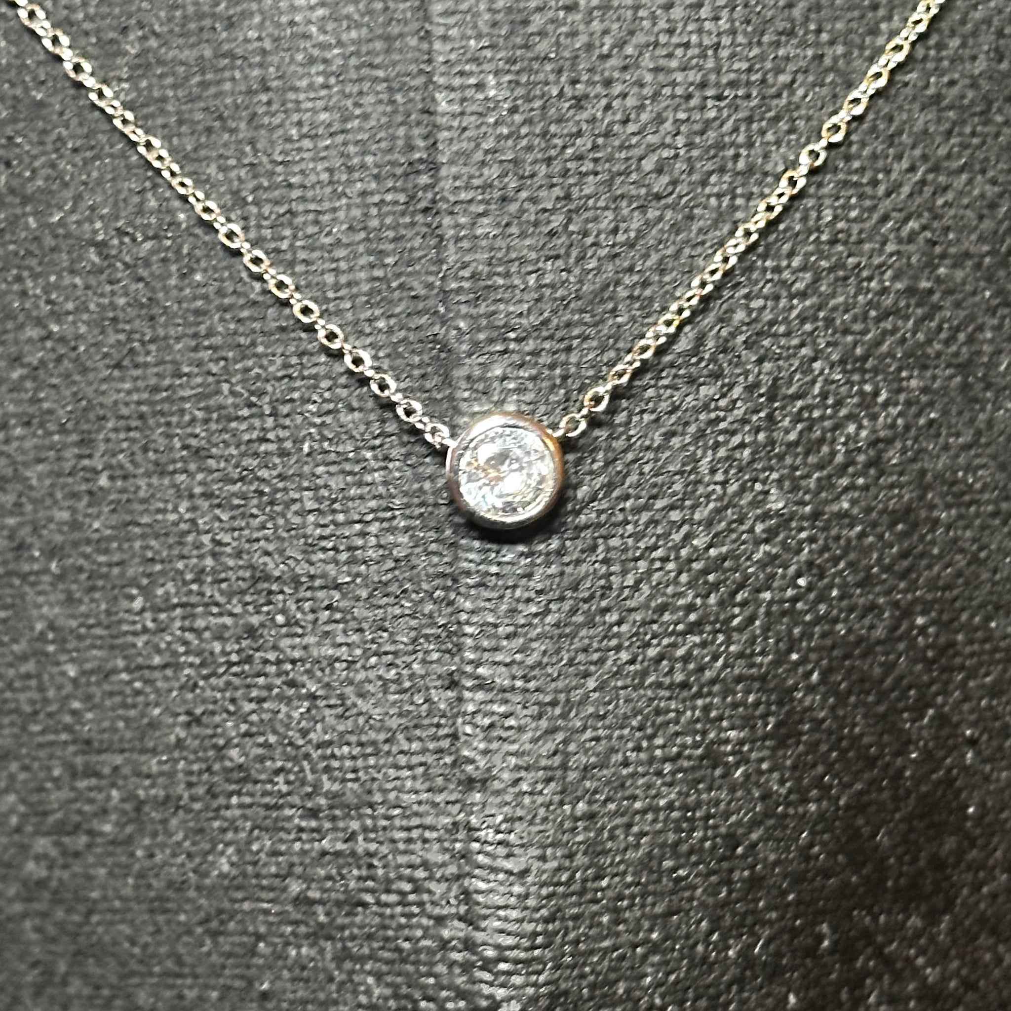 Small Round Crystal Pendant