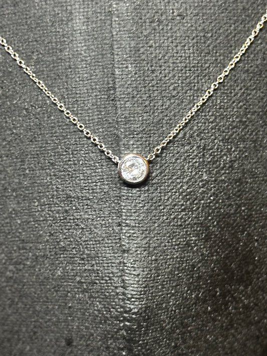 Small Round Crystal Pendant