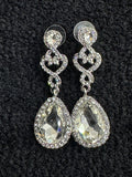 Timeless Silver Drop Earrings for Brides and Special Events